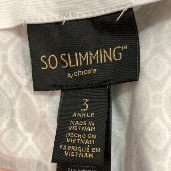 SO Slimming Brigitte Diamond-Print Slim Crops XL 3 - Picture 9 of 10